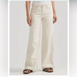 Wrangler Worldwide High Rise Wide Leg 661 Natural - 29W/28L